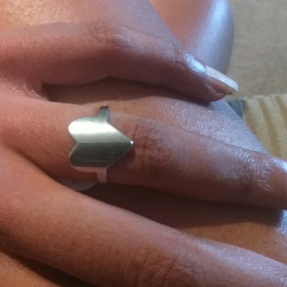 Stainless Steel Heart Ring